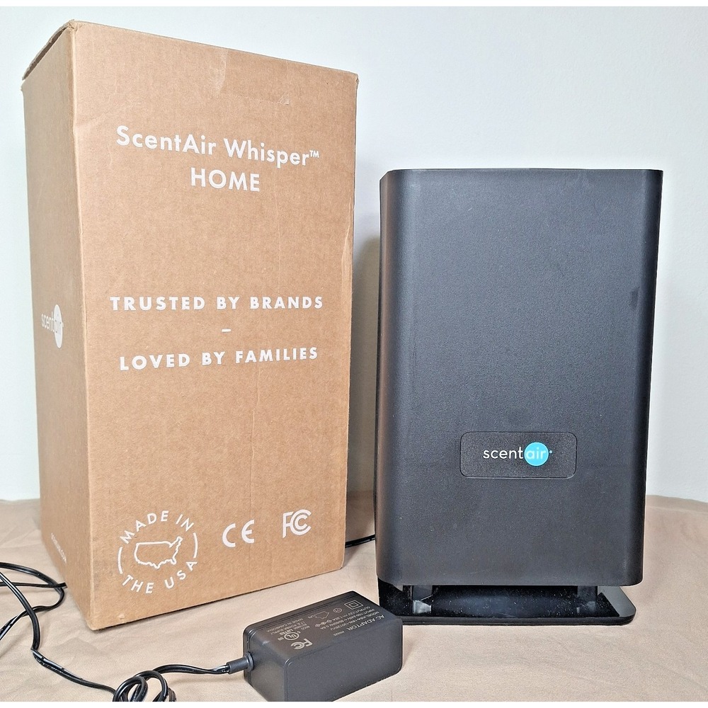 ScentAir Whisper HOME Diffuser Black Model SWD3000 Tested Works Great Open Box
